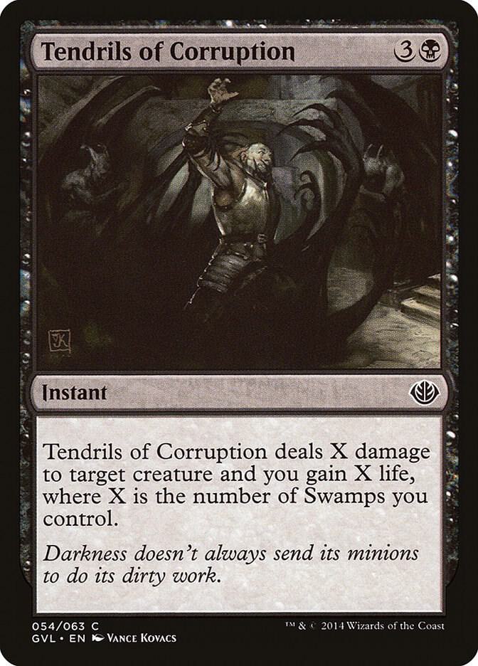 Tendrils of Corruption 54 card from Duel Decks: Anthology