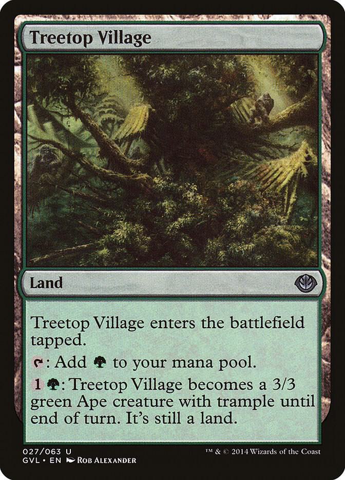 Treetop Village 27 card from Duel Decks: Anthology