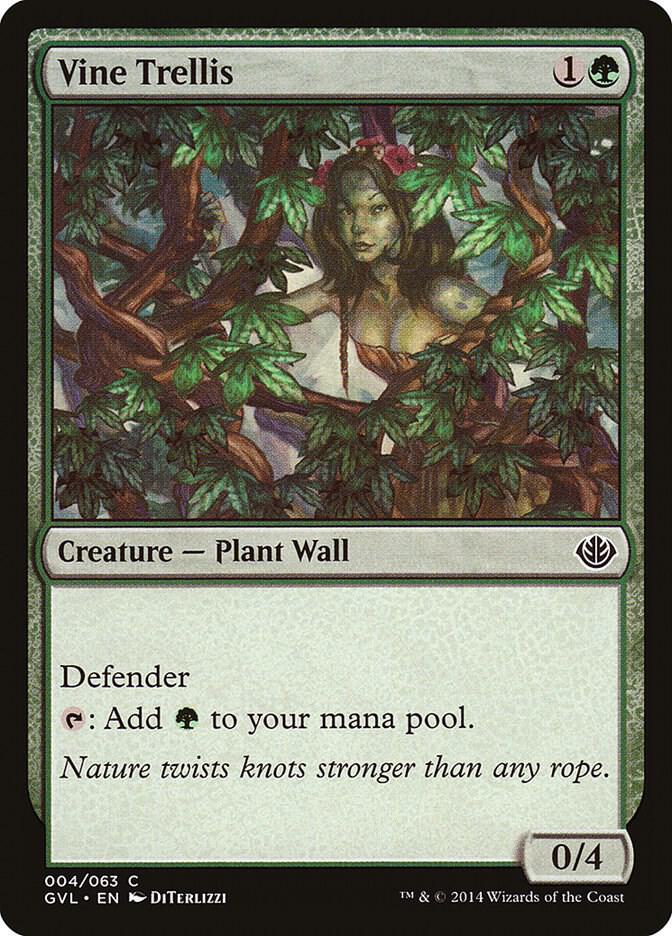 Vine Trellis 4 card from Duel Decks: Anthology