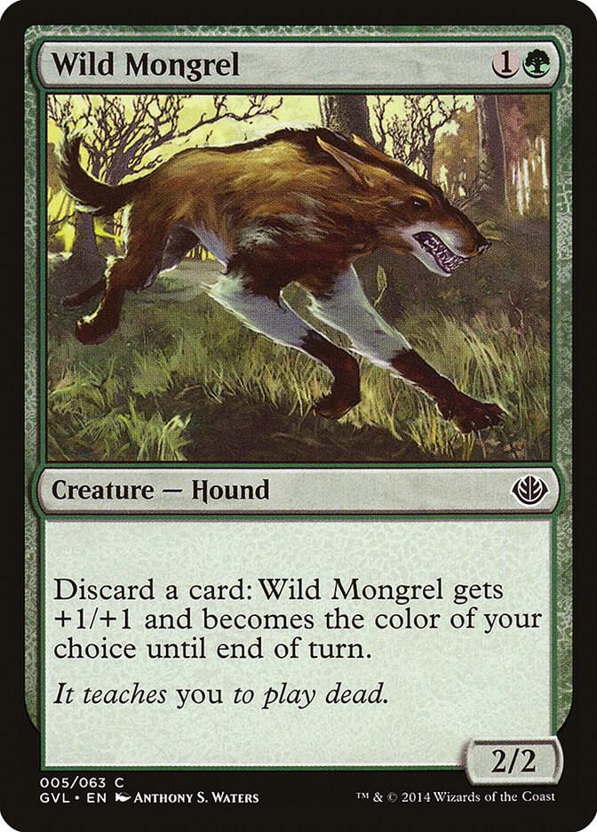 Wild Mongrel 5 card from Duel Decks: Anthology