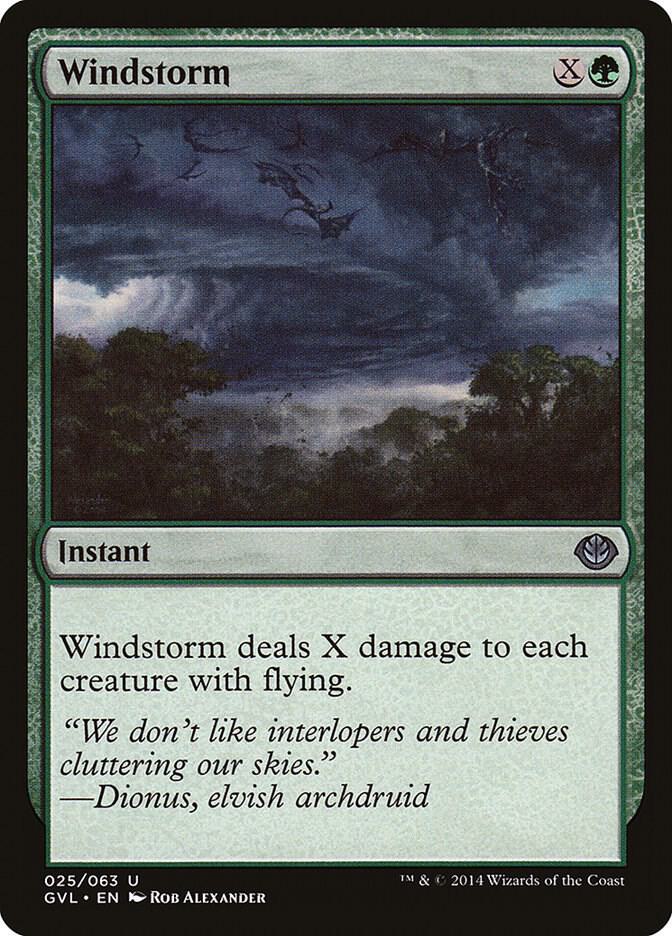 Windstorm 25 card from Duel Decks: Anthology