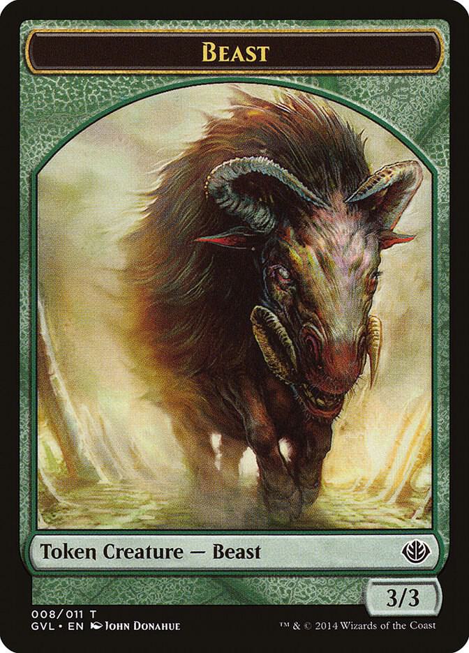 Beast Token 8 card from Duel Decks: Anthology