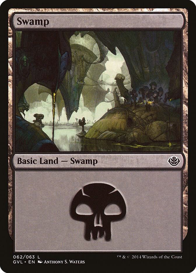 Swamp (GVL) 62 card from Duel Decks: Anthology