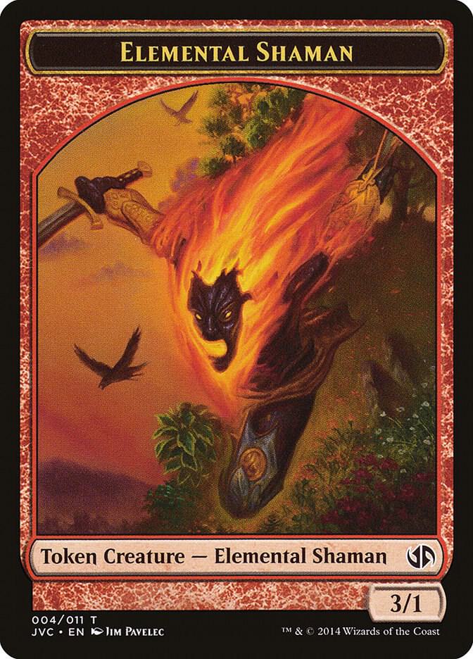 Elemental Shaman Token 4 card from Duel Decks: Anthology