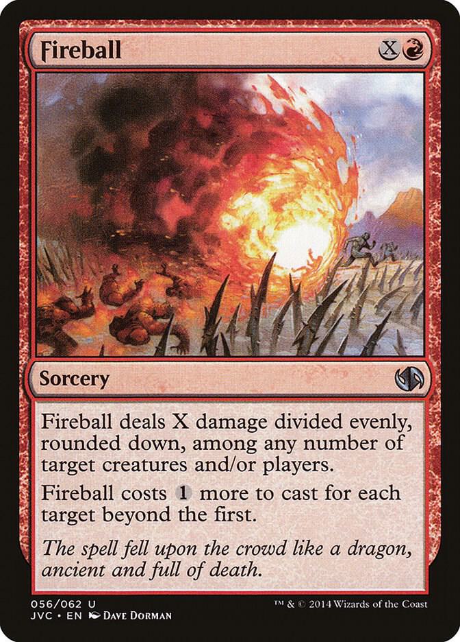 Fireball 56 card from Duel Decks: Anthology