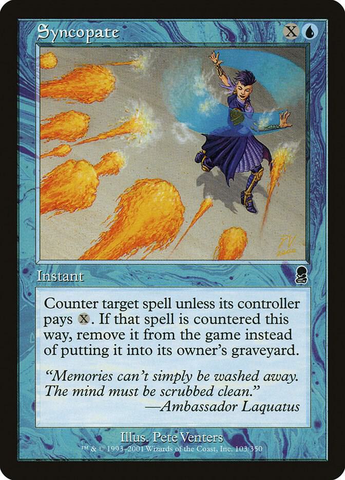 Syncopate 103 card from Odyssey