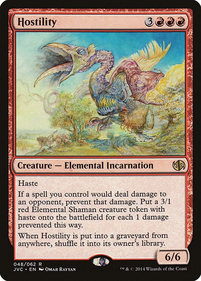 Hostility 48 card from Duel Decks: Anthology