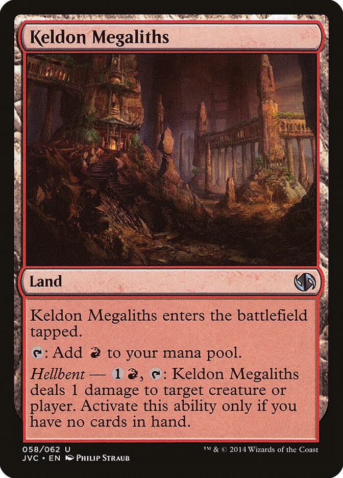 Keldon Megaliths 58 card from Duel Decks: Anthology