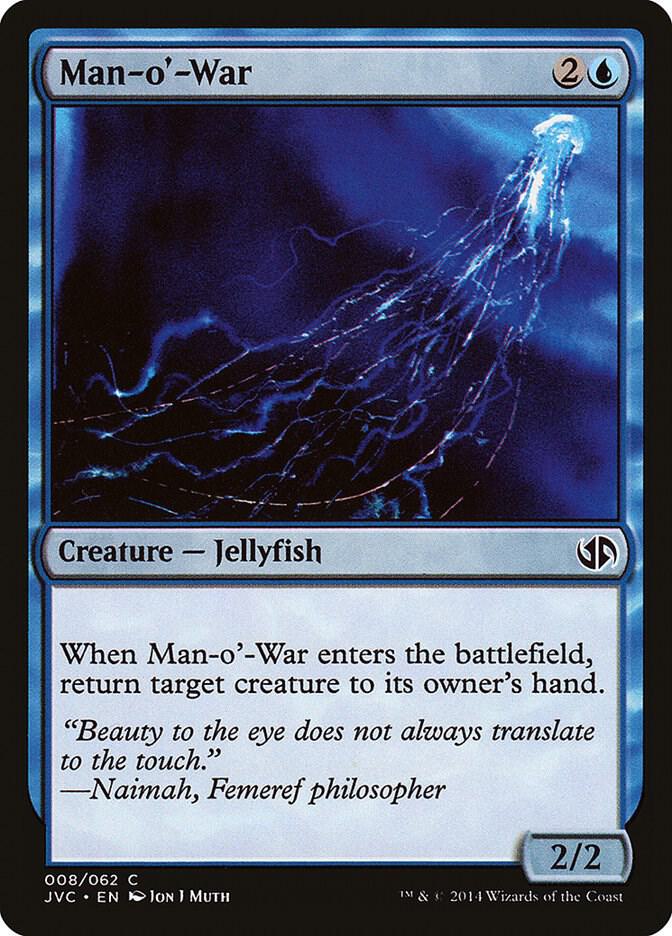 Man-o'-War 8 card from Duel Decks: Anthology