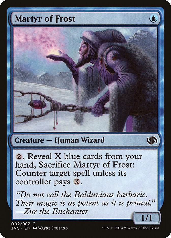 Martyr of Frost 2 card from Duel Decks: Anthology