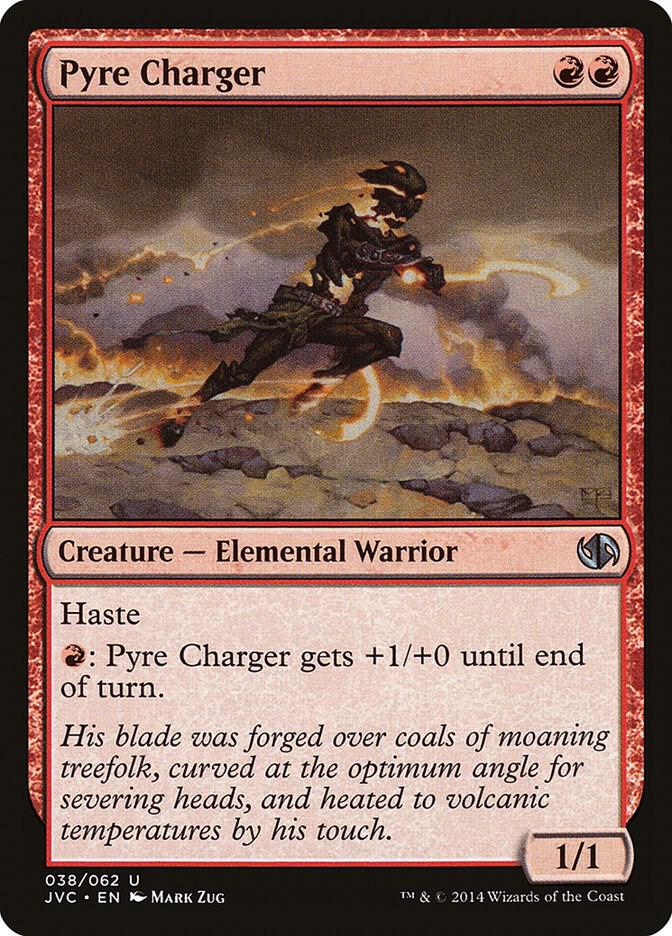 Pyre Charger 38 card from Duel Decks: Anthology