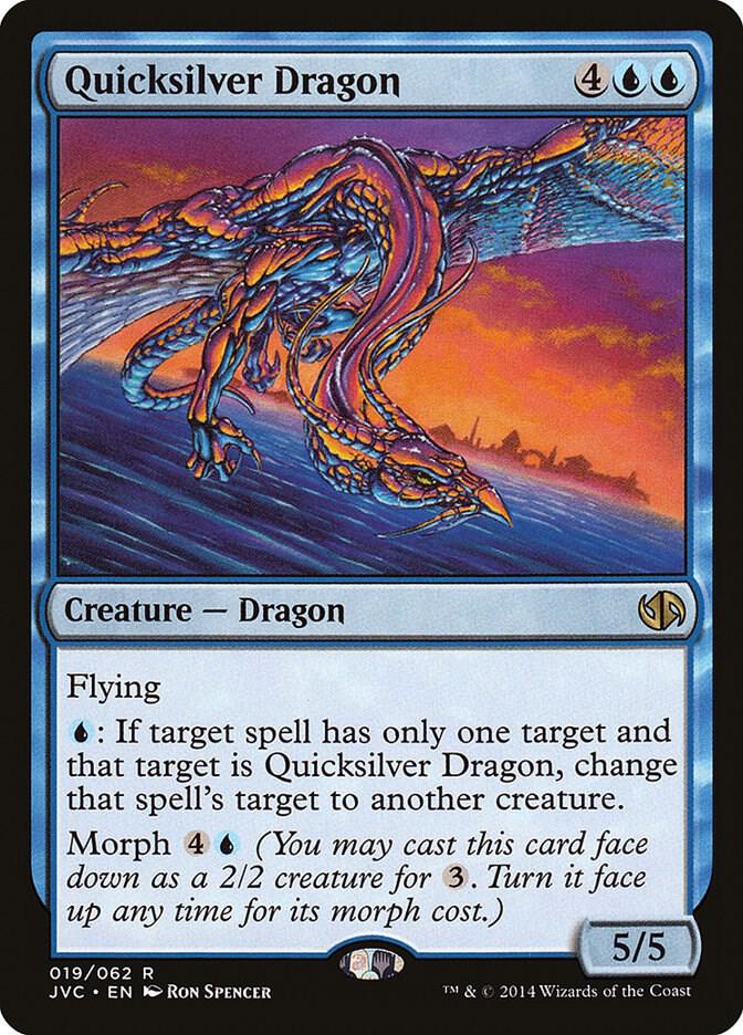 Quicksilver Dragon 19 card from Duel Decks: Anthology