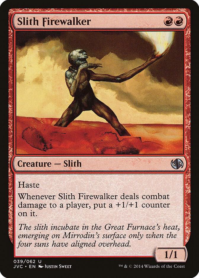 Slith Firewalker 39 card from Duel Decks: Anthology