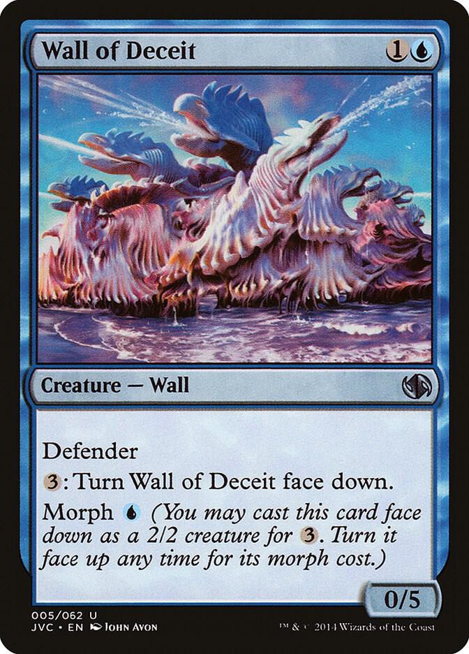 Wall of Deceit 5 card from Duel Decks: Anthology
