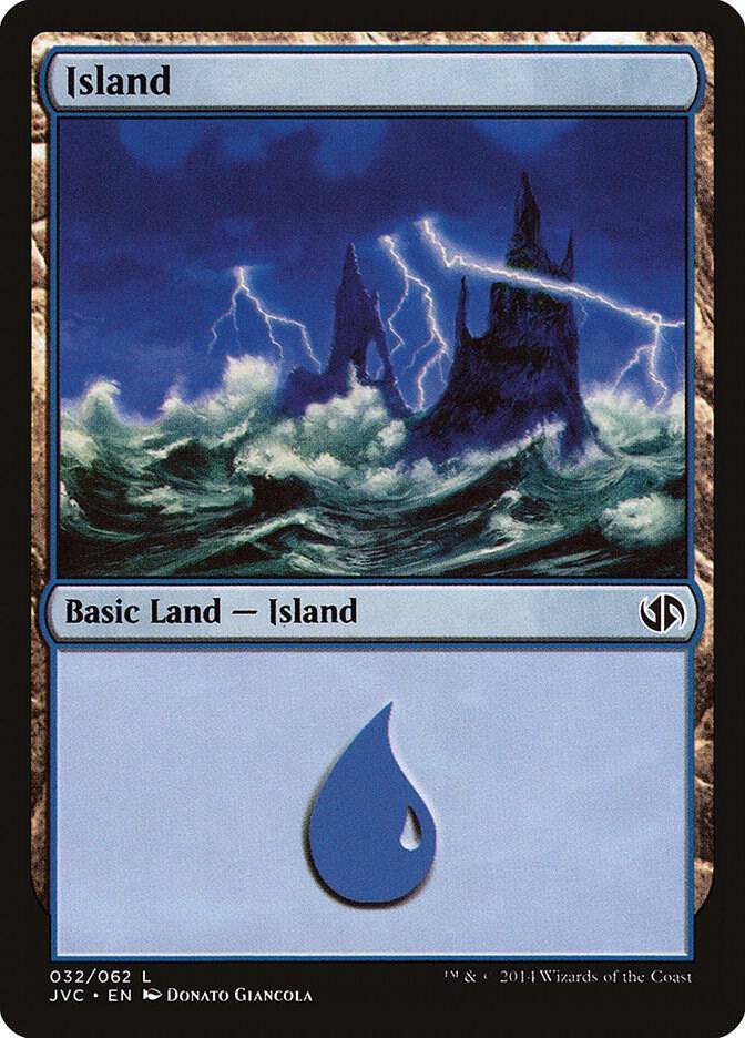 Island (JVC) 32 card from Duel Decks: Anthology