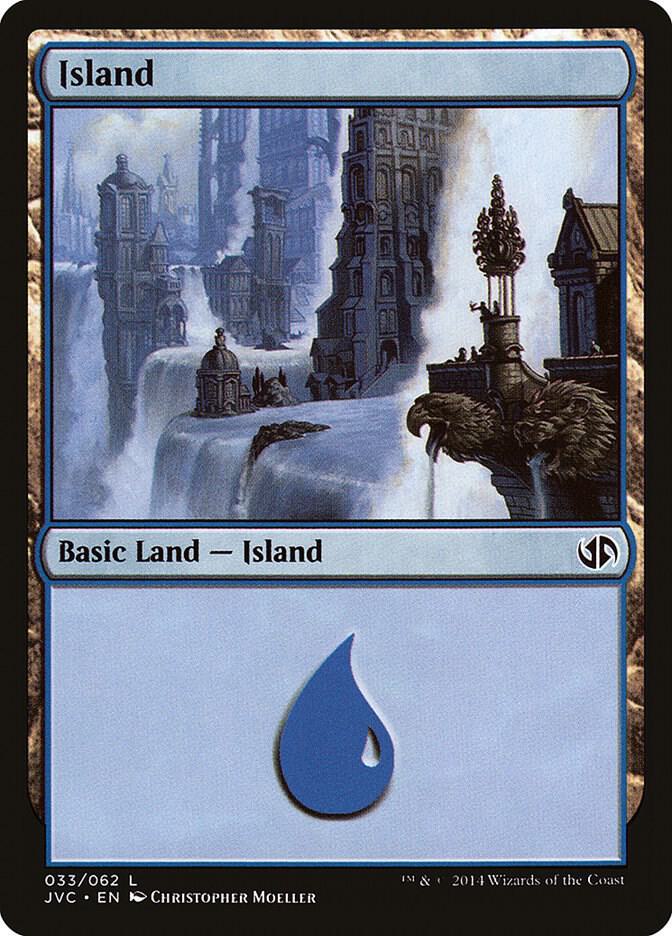 Island (Jace vs. Chandra) 33 card from Duel Decks: Anthology