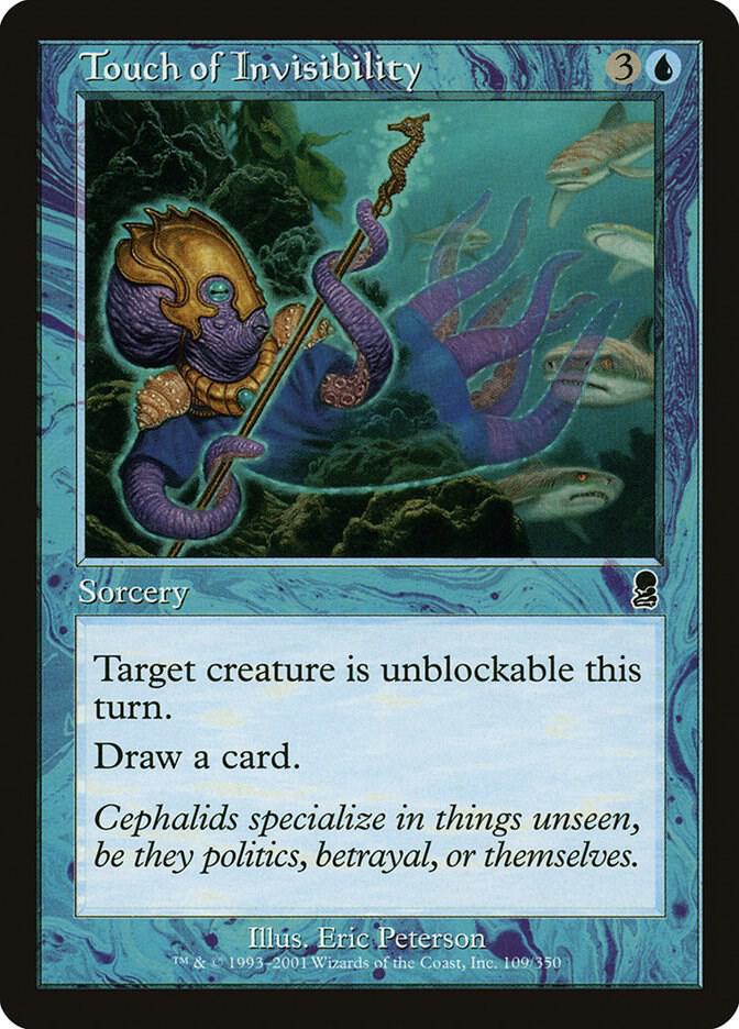 Touch of Invisibility 109 card from Odyssey