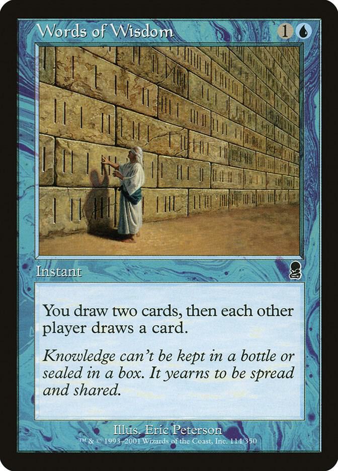 Words of Wisdom 114 card from Odyssey