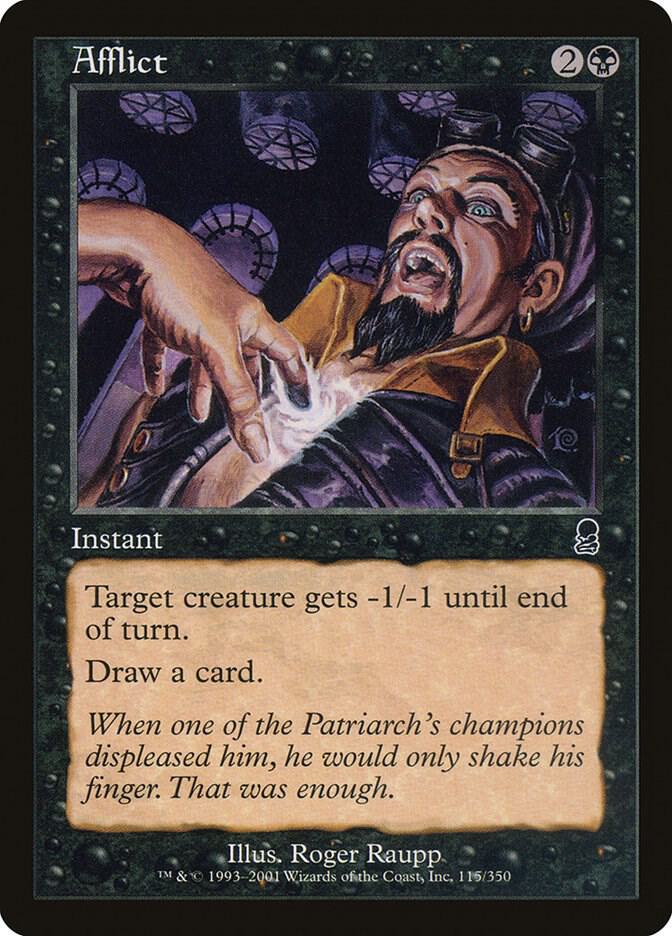Afflict 115 card from Odyssey