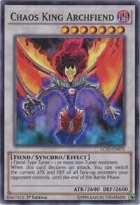 Chaos King Archfiend LC5D-EN072 card from Legendary Collection 5D's