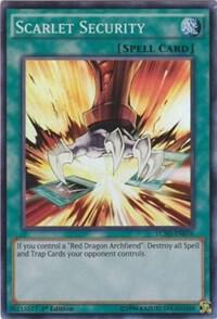 Scarlet Security LC5D-EN076 card from Legendary Collection 5D's
