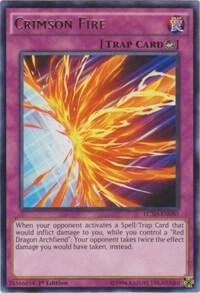 Crimson Fire LC5D-EN080 card from Legendary Collection 5D's