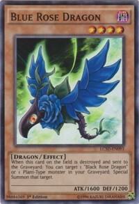 Blue Rose Dragon LC5D-EN093 card from Legendary Collection 5D's