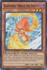 Blackwing - Breeze the Zephyr LC5D-EN122 card from Legendary Collection 5D's
