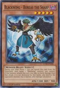 Blackwing - Boreas the Sharp LC5D-EN126 card from Legendary Collection 5D's