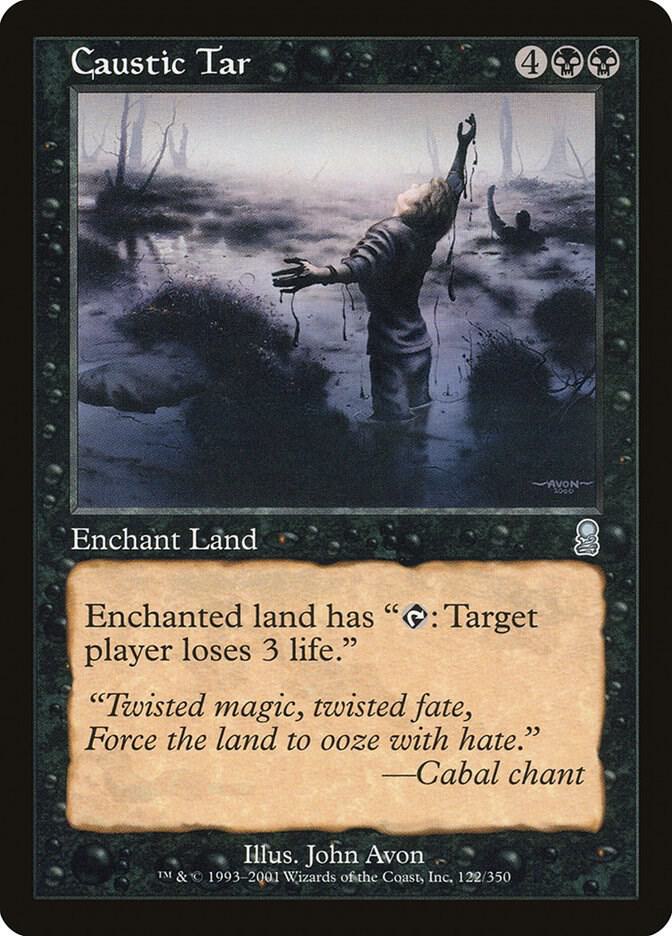 Caustic Tar 122 card from Odyssey