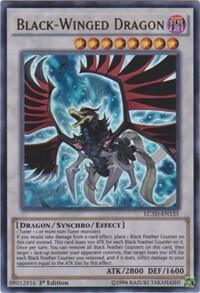 Black-Winged Dragon (UR) LC5D-EN135 card from Legendary Collection 5D's