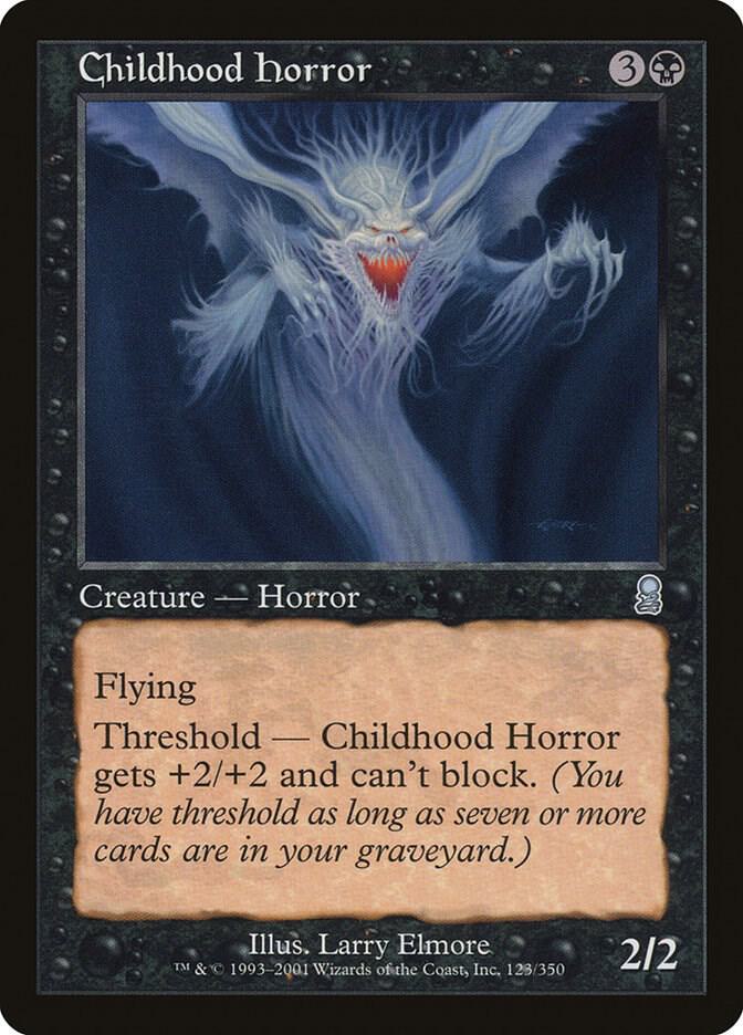 Childhood Horror 123 card from Odyssey