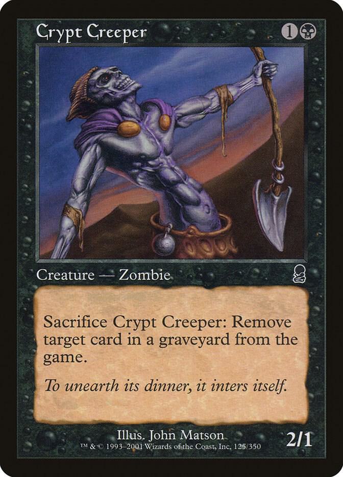 Crypt Creeper 125 card from Odyssey