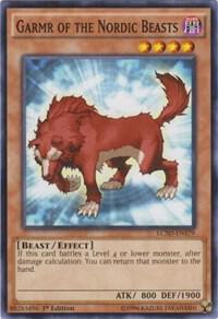 Garmr of the Nordic Beasts LC5D-EN179 card from Legendary Collection 5D's