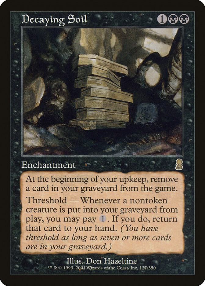 Decaying Soil 127 card from Odyssey