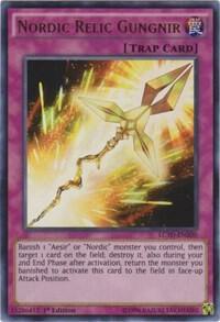 Nordic Relic Gungnir LC5D-EN200 card from Legendary Collection 5D's