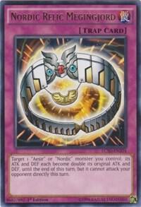 Nordic Relic Megingjord LC5D-EN204 card from Legendary Collection 5D's