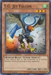 T.G. Jet Falcon LC5D-EN207 card from Legendary Collection 5D's