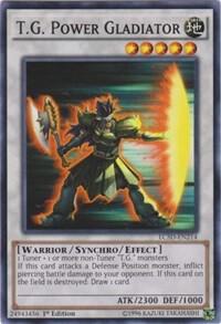T.G. Power Gladiator LC5D-EN214 card from Legendary Collection 5D's
