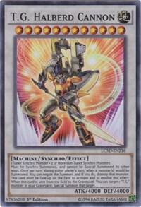 T.G. Halberd Cannon LC5D-EN216 card from Legendary Collection 5D's