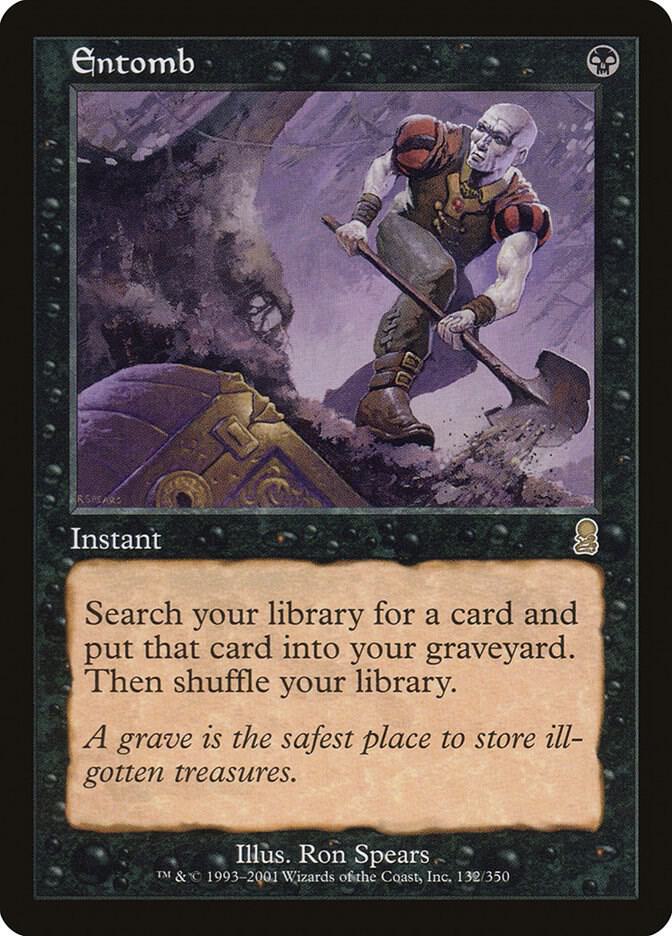 Entomb 132 card from Odyssey