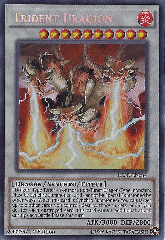 Trident Dragion LC5D-EN237 card from Legendary Collection 5D's