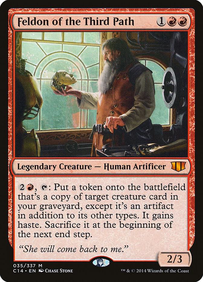 Feldon of the Third Path 35 card from Commander 2014