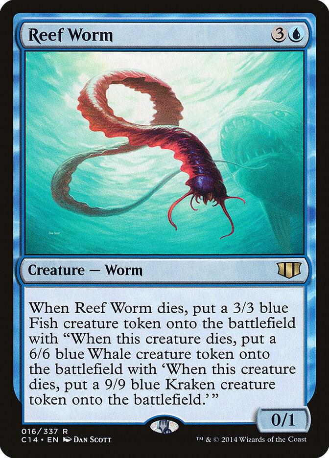 Reef Worm 16 card from Commander 2014