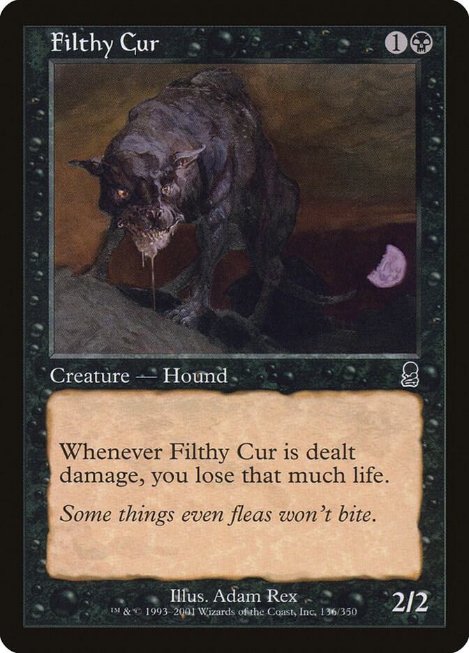 Filthy Cur 136 card from Odyssey