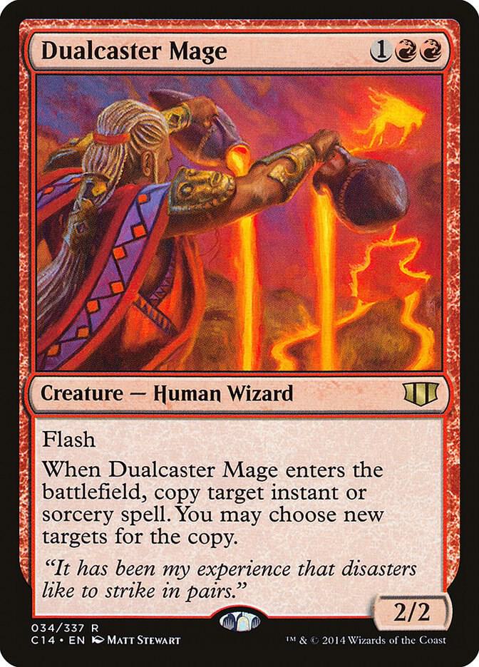Dualcaster Mage 34 card from Commander 2014