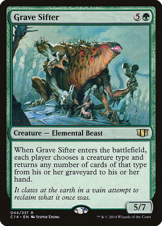 Grave Sifter 44 card from Commander 2014