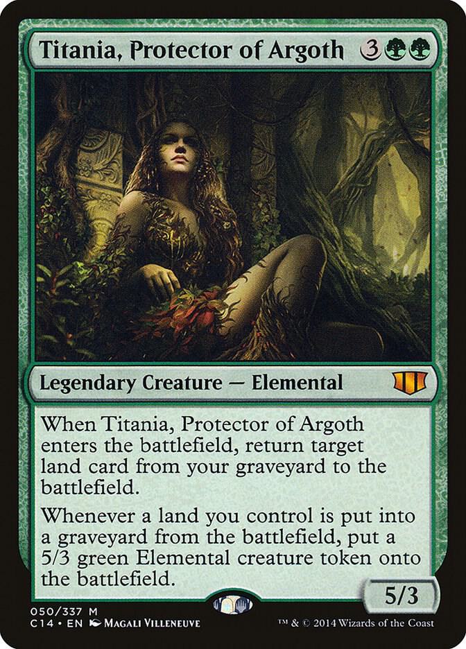 Titania, Protector of Argoth 50 card from Commander 2014