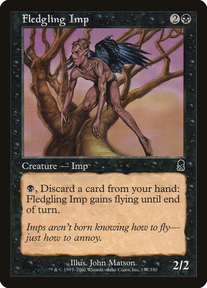 Fledgling Imp 137 card from Odyssey