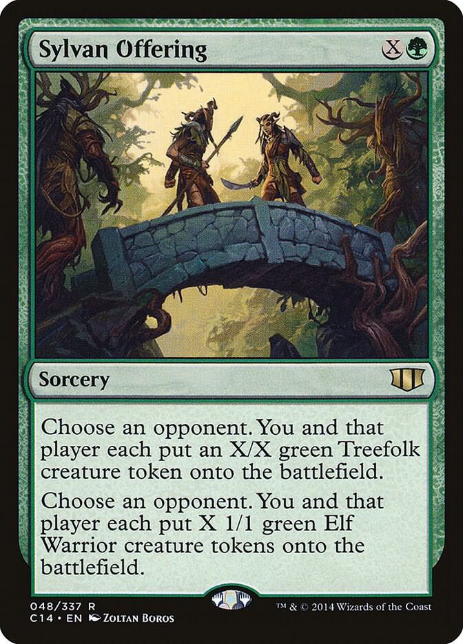 Sylvan Offering 48 card from Commander 2014